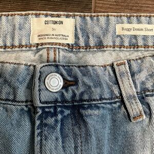 Cotton On Men's Baggy Denim Jeans - Light Blue 36